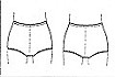 Adjustable string tie bikini bottom fits down to size 0. 
A fun & flirty style that's been around as long as the bikini.